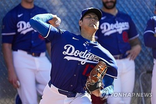오타니 쇼헤이의 올해 첫 불펜 투구