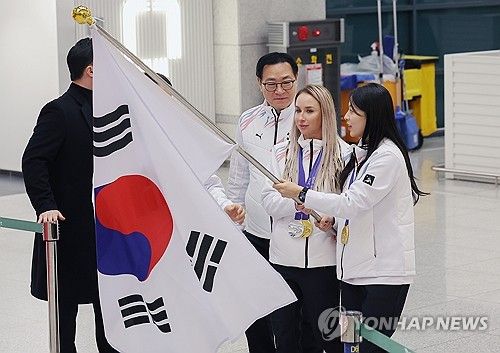 한국 돌아온 동계아시안게임 국가대표들