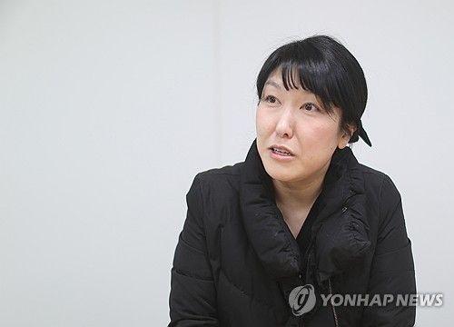 연합뉴스와 인터뷰 중인 김수빈 나부협 회장 