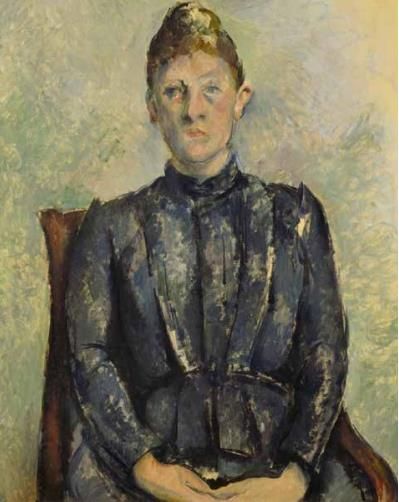 폴 세잔, '세잔 부인의 초상화'(1885∼1895년 사이)오랑주리미술관 소장