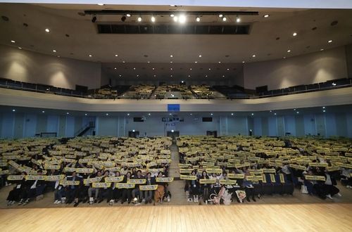 아보전들의 전국 대회 모습