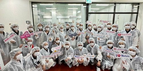 베트남 거래처의 롯데웰푸드 횡성공장 방문