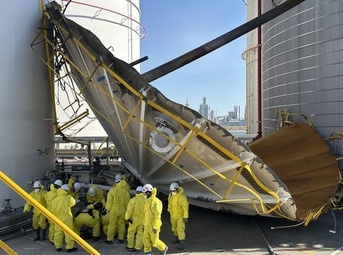 울산 유류탱크 폭발·화재 합동감식
