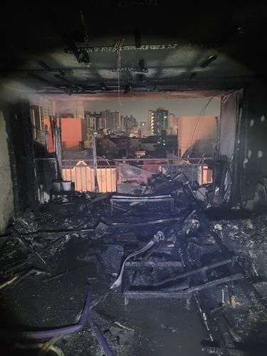 화재 현장 모습