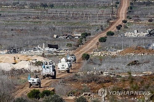 이스라엘군이 철수를 개시한 것으로 알려진 레바논 남부의 마을 블리다 [AFP 연합뉴스. 재판매 및 DB 금지]