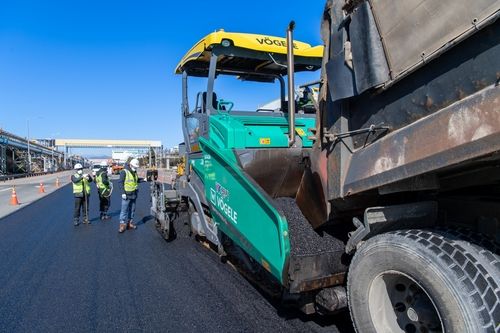 포스코 광양제철소 도로포장