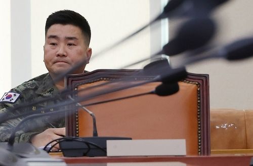 국방위 현안질의 출석한 김현태 707특임단장