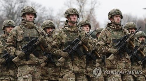 유럽 내 나토 병력 [EPA 연합뉴스 자료사진. 재판매 및 DB 금지]