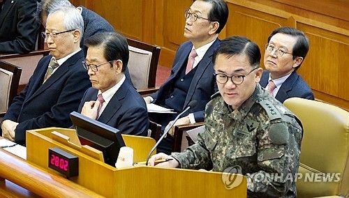 여인형 전 국군방첩사령관 , 탄핵심판 5차 변론 증인출석