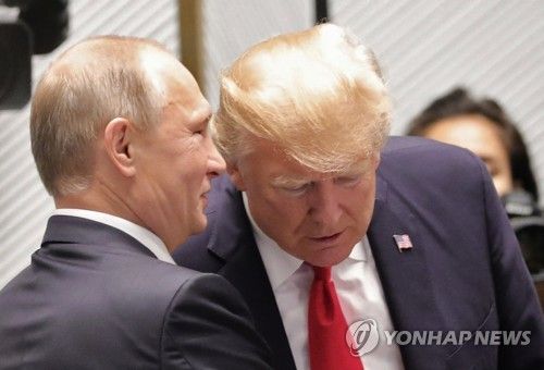 친러시아 성향을 지닌 데다가 블라디미르 푸틴 러시아 대통령과 같은 독재자에 대한 선망까지 내비치고 있는 도널드 트럼프 미국 대통령 [EPA 연합뉴스 자료사진. 재판매 및 DB 금지]