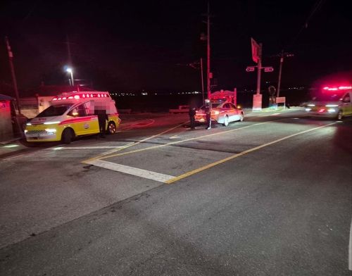 사고 현장 출동한 119