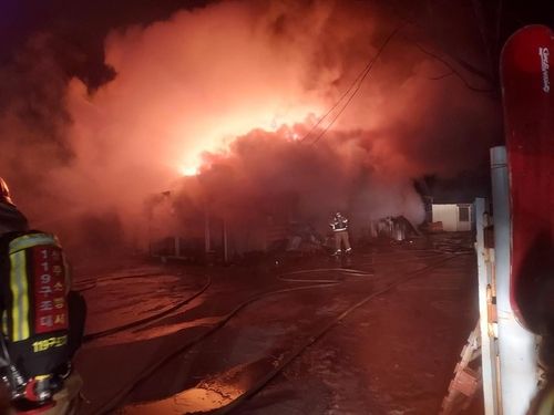 상주 모동면 주택 화재