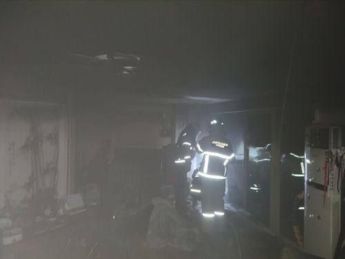 포항 해도동 아파트 화재