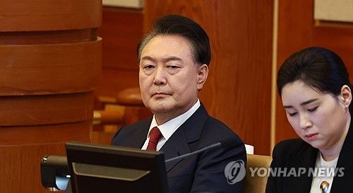 탄핵심판 8차 변론 출석한 윤석열 대통령