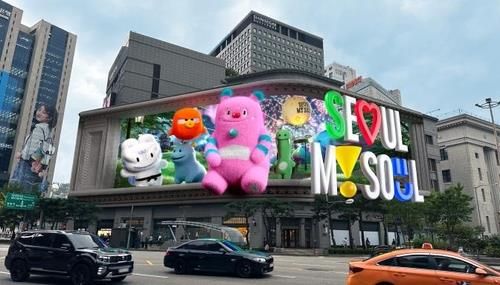 신세계백화점 본관 본점 미디어월