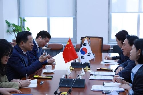 다이빙 대사와 김석기 외통위원장