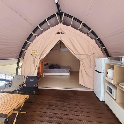 우이동 가족캠핑장 글램핑 시설 내부