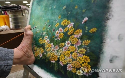 발이 그려낸 예술