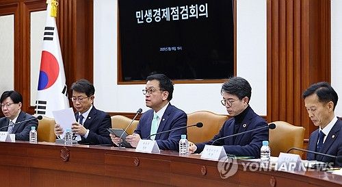 민생경제점검회의 주재하는 최상목 권한대행