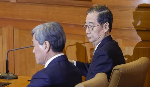 한덕수 총리, 탄핵심판 첫 변론기일 출석