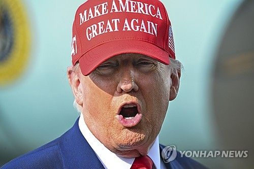 도널드 트럼프 미국 대통령