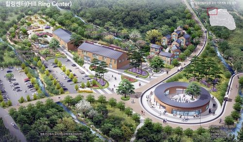 중부권 국립 산림치유원 내 힐링센터 조감도