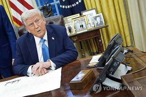 도널드 트럼프 미국 대통령