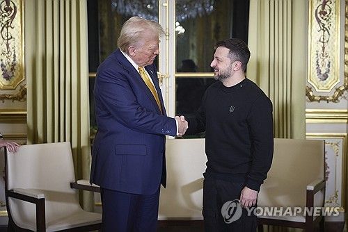 작년 12월 트럼프 대통령 만난 젤렌스키 우크라 대통령