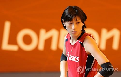 2012년 런던 올림픽에 출전한 김연경