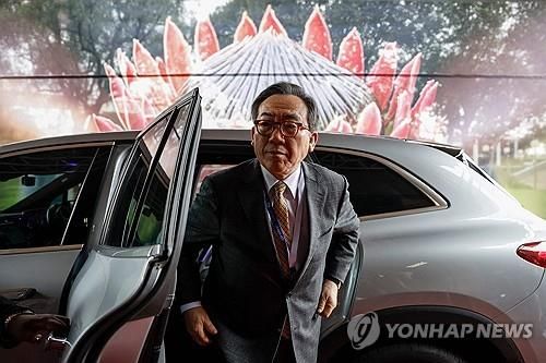 남아공 G20 외교장관회의장 도착한 조태열 외교부 장관