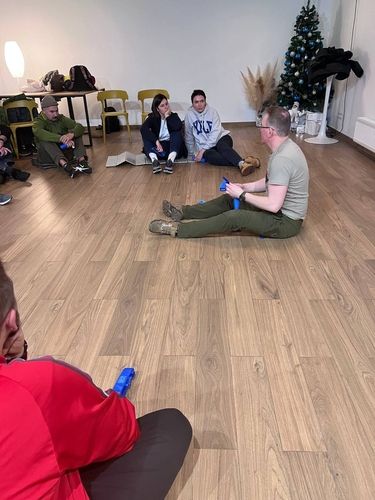 지혈법 실습 장면