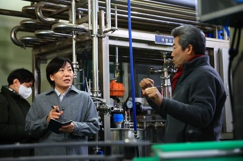 전통주 기업 찾은 송미령 농림축산식품부 장관