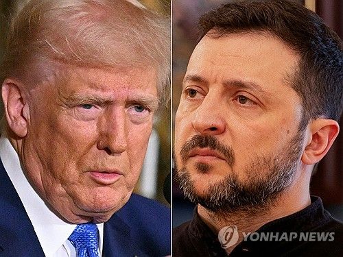 트럼프 미국 대통령과 젤렌스키 우크라이나 대통령