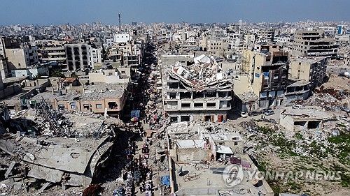 전쟁으로 황폐화된 가자시티