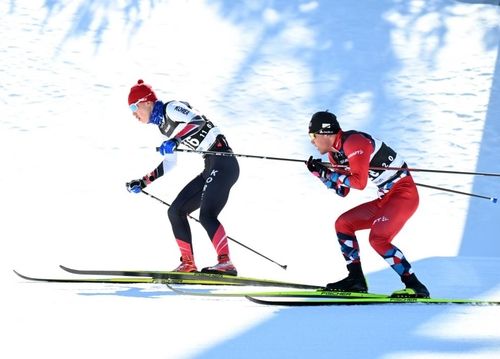 제106회 동계체전 크로스컨트리 스키 장면