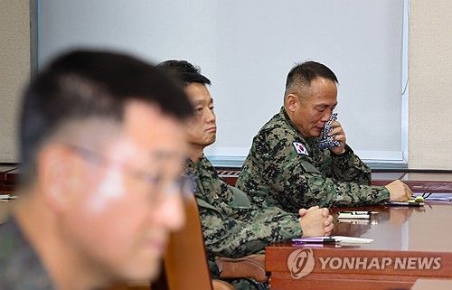 눈물 보인 이상현 1공수여단장