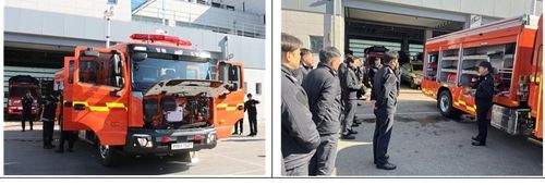 신규 배치 소방차 운용자 교육