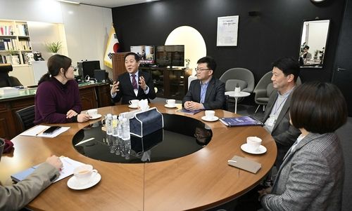 심재국 평창군수 세종시 정부청사 방문