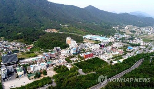 경남 창녕군 부곡온천 전경