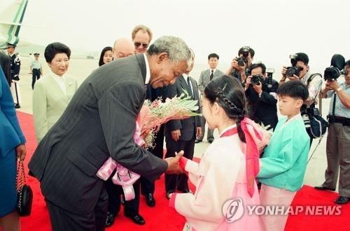 만델라 남아공 대통령 내한