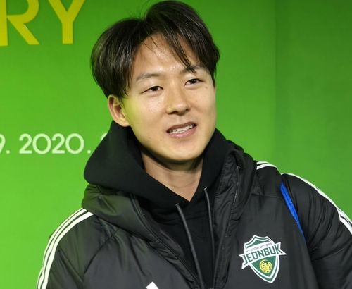 23일 광주와의 경기 마치고 취재진 만나 발언하는 이승우