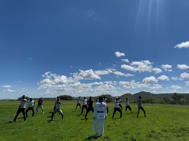 나미비아서 한국인 태권도 사범 첫 방문지도