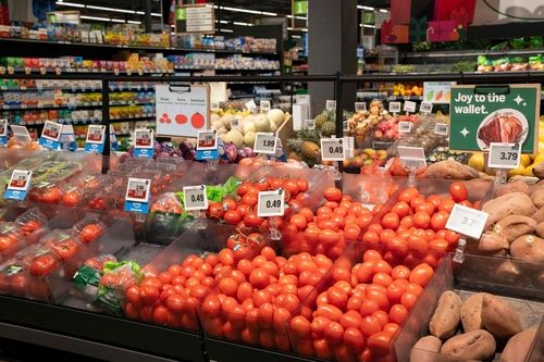 미국 식료품점 매장 