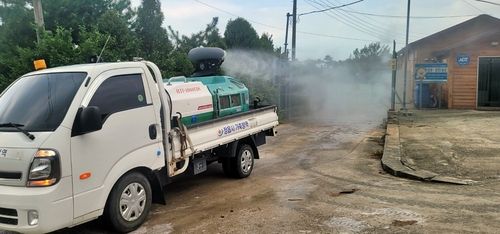 정읍시 방역 현장