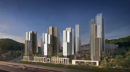 DL이앤씨의 'e편한세상 연희' 투시도