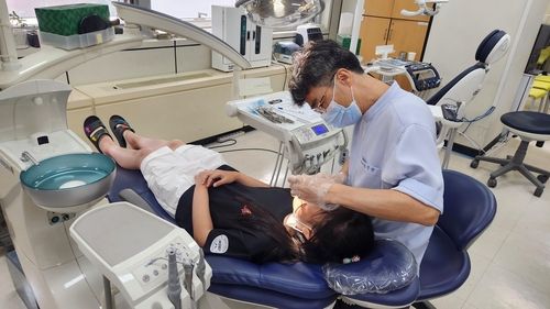 지난해 진행한 아동 치과 주치의 사업 진료 모습