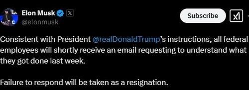 일론 머스크가 지난 22일 엑스에 올린 글