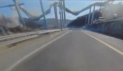 안성시 고속도로 공사장 붕괴 사고 모습