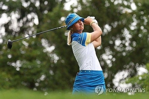 작년 솔하임컵 때 노르드크비스트.