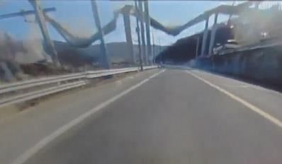 충남 천안시 고속도로 공사장 붕괴 사고 모습